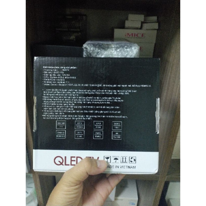 Tivi box QLed 4Gb Rom 32gb
