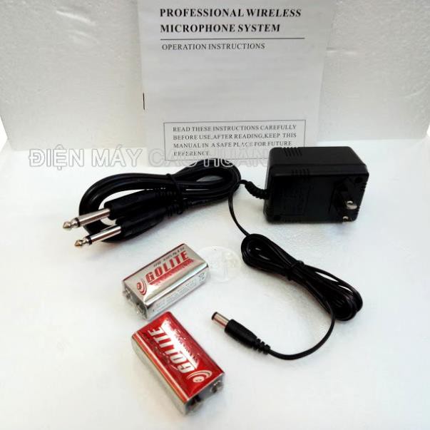 SIÊU RẺ--Micro Boss TM 777 Không Dây 2 Người Đeo Tai Cài Cổ Áo