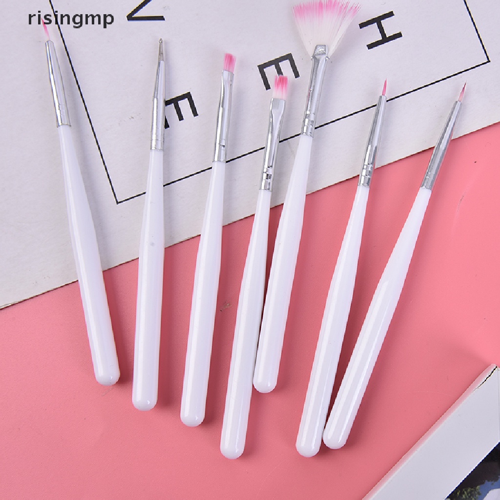 Set 7 Cọ Vẽ Trang Trí Bánh Kem DIY ♨Trên đó