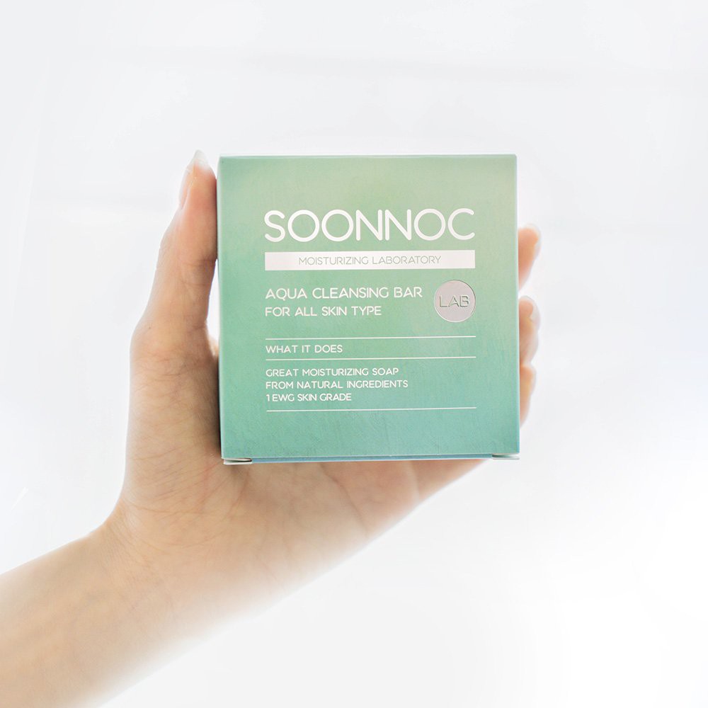 Xà Phòng Rửa Mặt Dịu Nhẹ Sạch Sâu Dành Cho Mọi Loại Da Soonnoc Aqua Cleansing Bar GomiMall | BigBuy360 - bigbuy360.vn