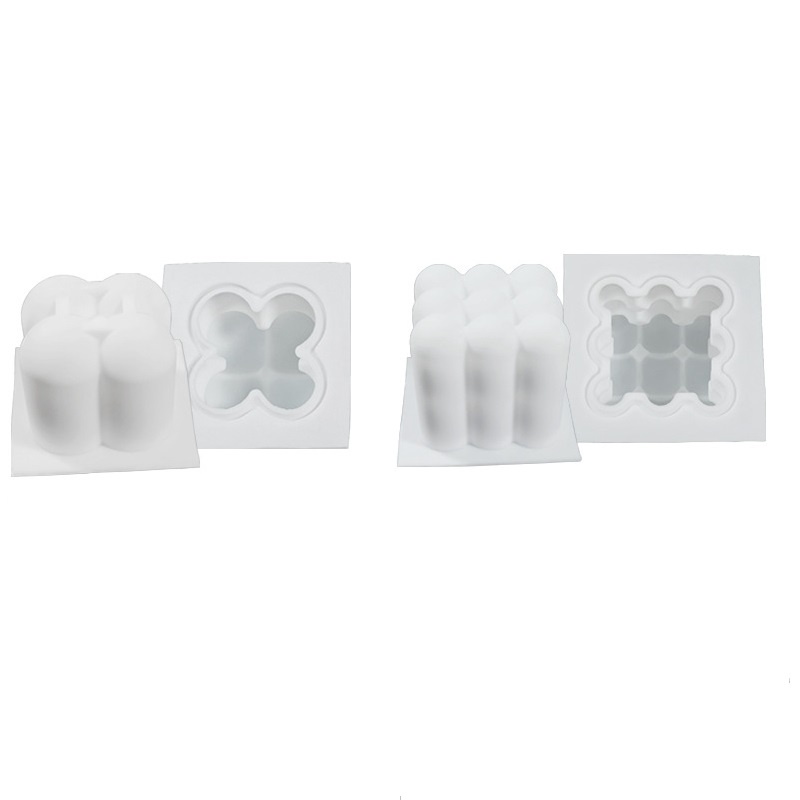 Khuôn silicone tạo hình làm nến / bánh kẹo 3d diy