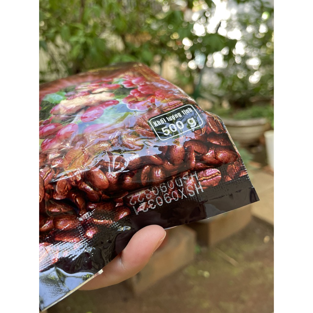 500gr Cà phê bột Bảo Ngọc - Thành phần hạt Coffee Robusta & Culi nguyên chất rang mộc