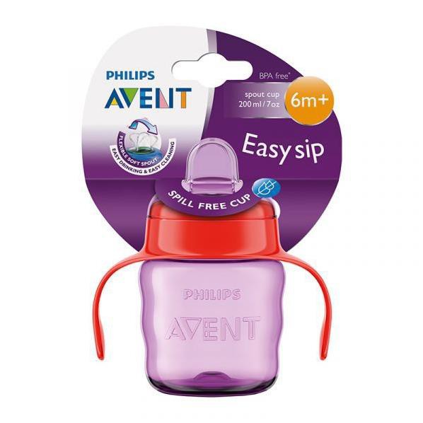 Bình tập uống Philips Avent 200ml cho trẻ trên 6 tháng