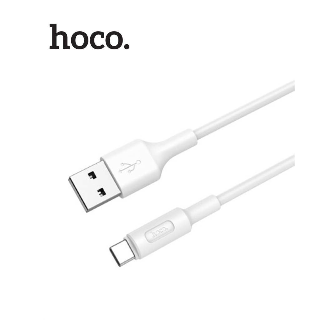 Cáp sạc 3A Hoco X25 Type-C dây TPE cao cấp siêu bền tốc độ cao cho Android dài 100CM