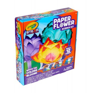 Chính hãng Crayola - Crayola Paper Flower Science Kit - Bộ đồ chơi em yêu khoa học - Chế tạo bông hoa kỳ diệu - 747409
