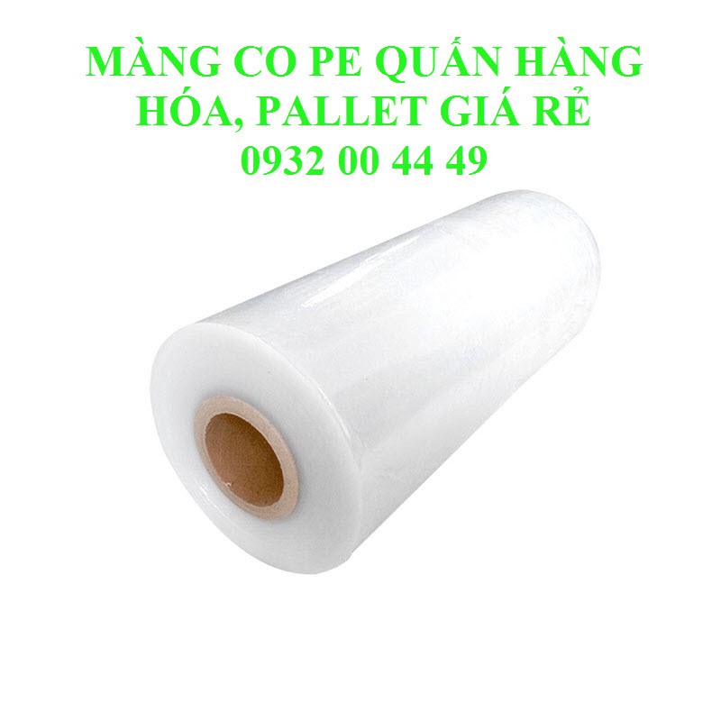 Cuộn Màng Chít, Màng Co Pe 5kg Quấn Hàng Lõi Mỏng