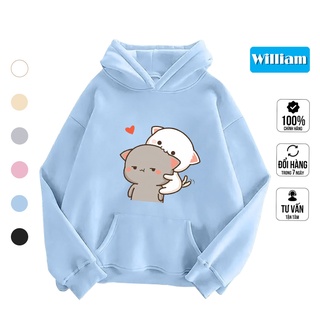 Áo hoodie nam nữ hình Mèo dễ thương chất nỉ bông dày dặn, in Pet cao cấp William - DS212