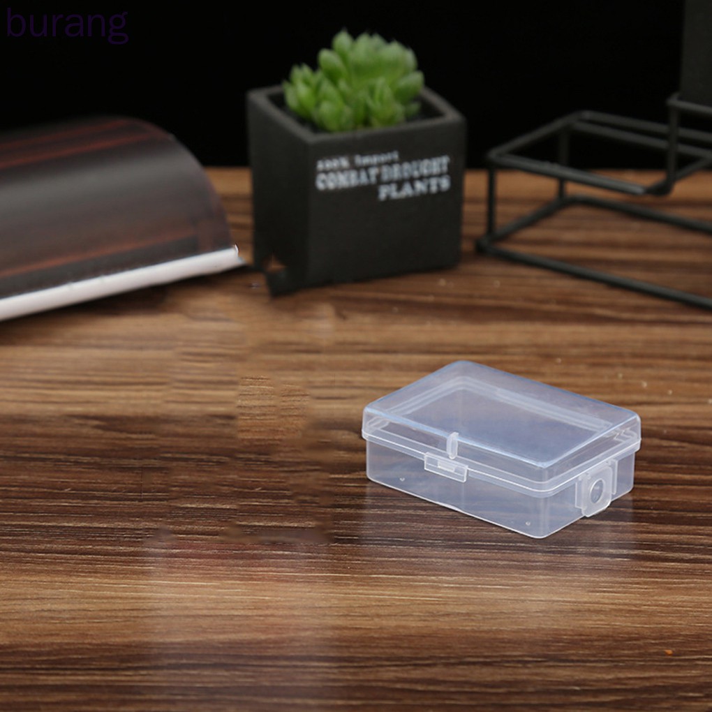 Hộp Nhựa Trong Suốt Mini Đựng Trang Sức Tiện Dụng