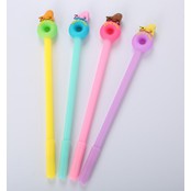 Bút đầu quay huggy BDQ19 bi nước donut hoạt hình dễ thương kute viết gel