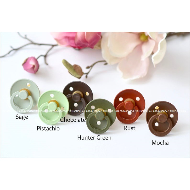 Ti giả Bibs Colour - ti tròn cao su Đan Mạch nhập khẩu chính hãng đủ size