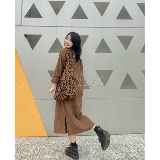 ĐẦM SƠ MI NHUNG TÀ BẦU