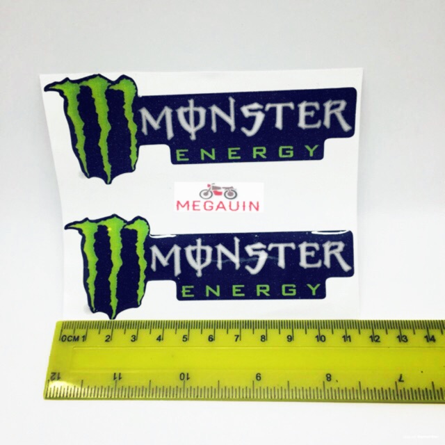 Tem logo Decal dán phuộc Monster (giá 1 cái)