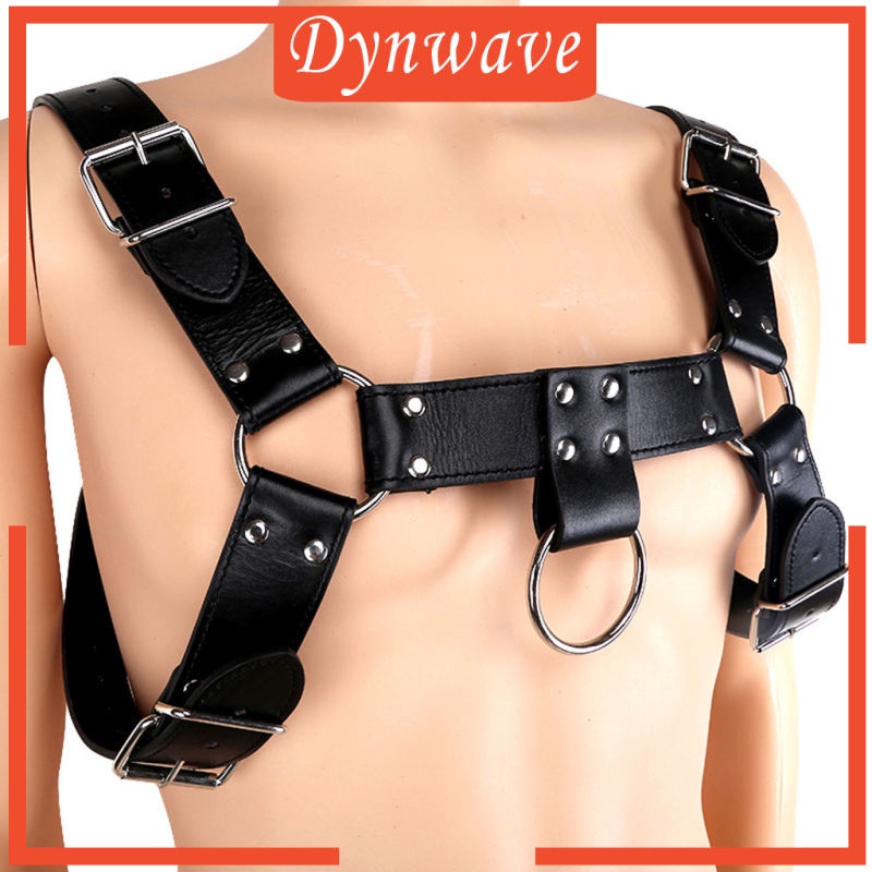 Dây Đai Da Đeo Ngực Co Giãn Có Thể Điều Chỉnh Cho Nam Prettyia