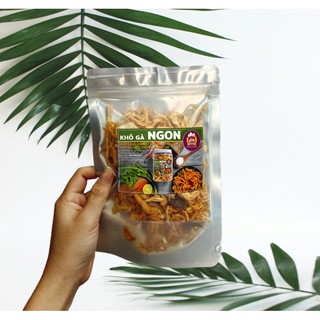 Túi zip 100g Khô Gà Bơ Tỏi Giòn Cay Loại 1- Hương Vị Độc Quyền Nhà Làm