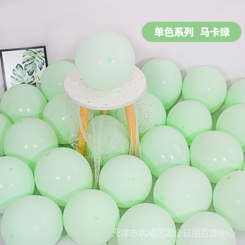 Set 10 / 50 Bong Bóng Cao Su 10 inches 6 Màu Sắc Dùng Để Trang Trí Tiệc