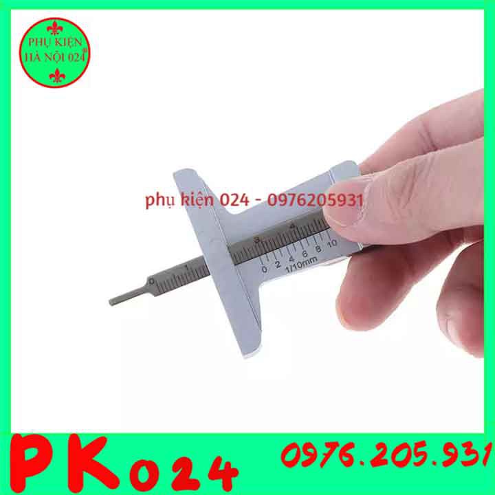 Dụng Cụ Đo Độ Sâu, Độ Mòn Rãnh Lốp Xe Ô Tô Bằng Thép Không Gỉ 30mm, 60mm