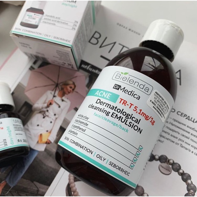 Nước hoa hồng Bielenda Dr.Medica  làm sạch sâu & dịu da, giảm mụn, kiềm dầu nhờn Toner 250ml - Duduhouse