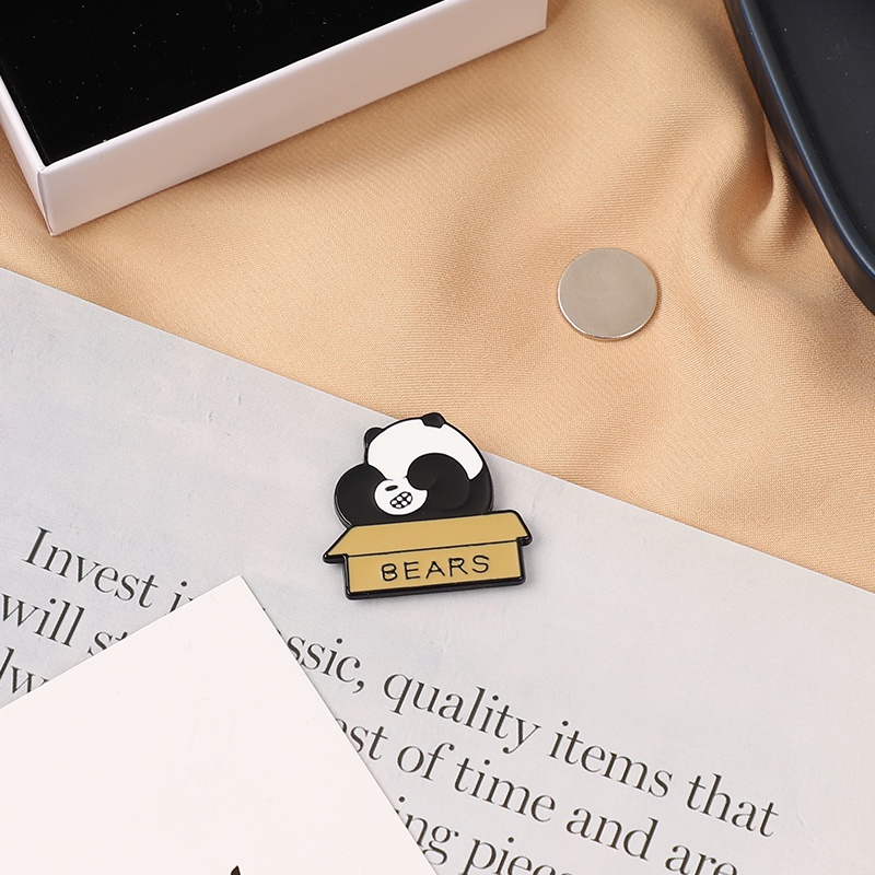 Ghim cài áo hình chú gấu dễ thương cho nữ