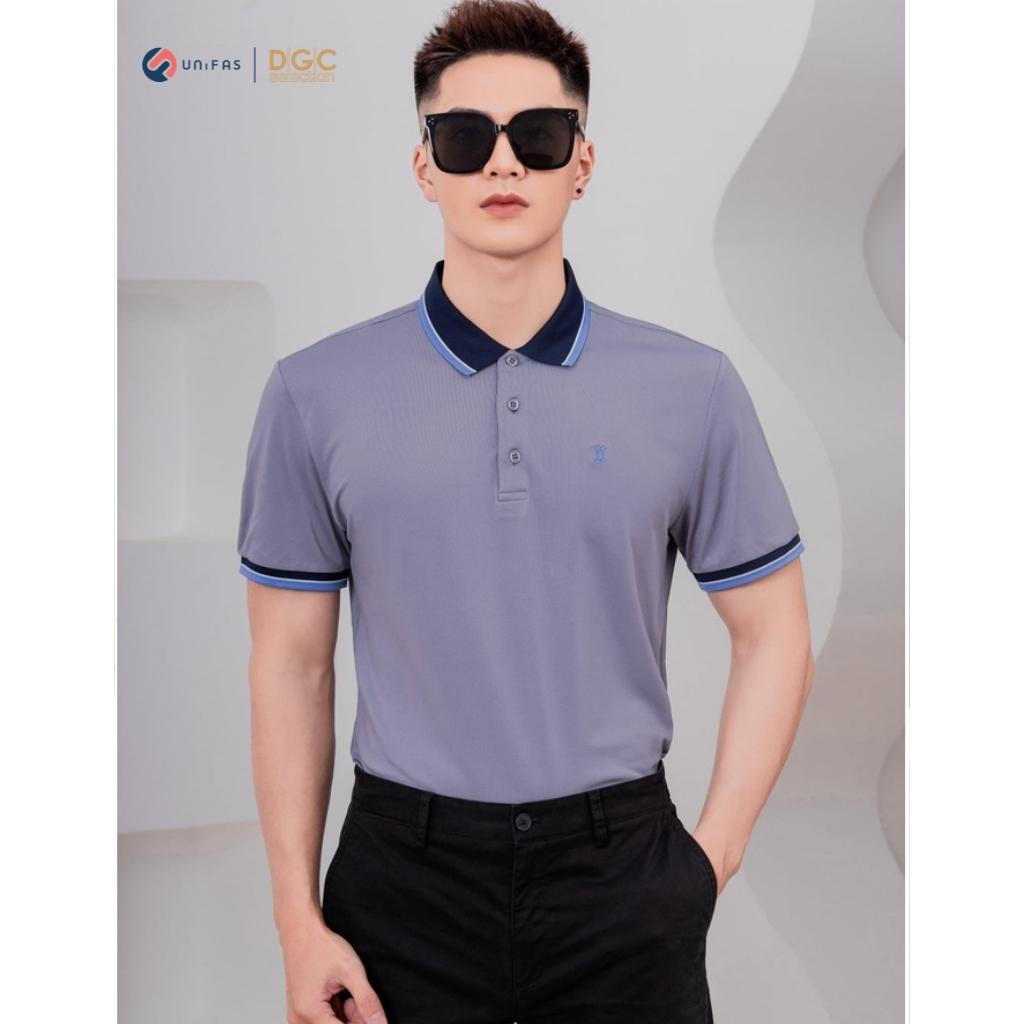 Áo polo nam DGCs ngắn tay cổ bẻ phối màu trẻ trung, chất thun mềm mịn thoáng mát SAPBA19M