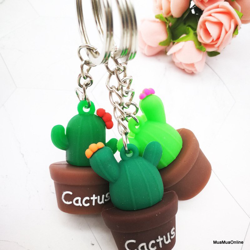 Móc Khóa Hình Xương Rồng Cactus