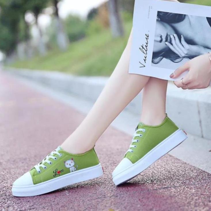 Giày vải nữ sinh viên phiên bản Hàn Quốc(Ảnh thật) - AA6 . ' ' . II ^ ]