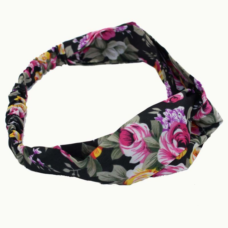 Băng đô turban vải cotton cho bé