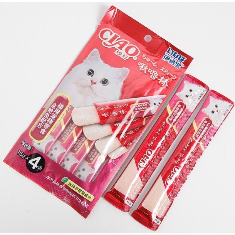 CIAO CHURU Stick - Súp thưởng cao cấp cho mèo dạng thạch (gói lẻ 15g)