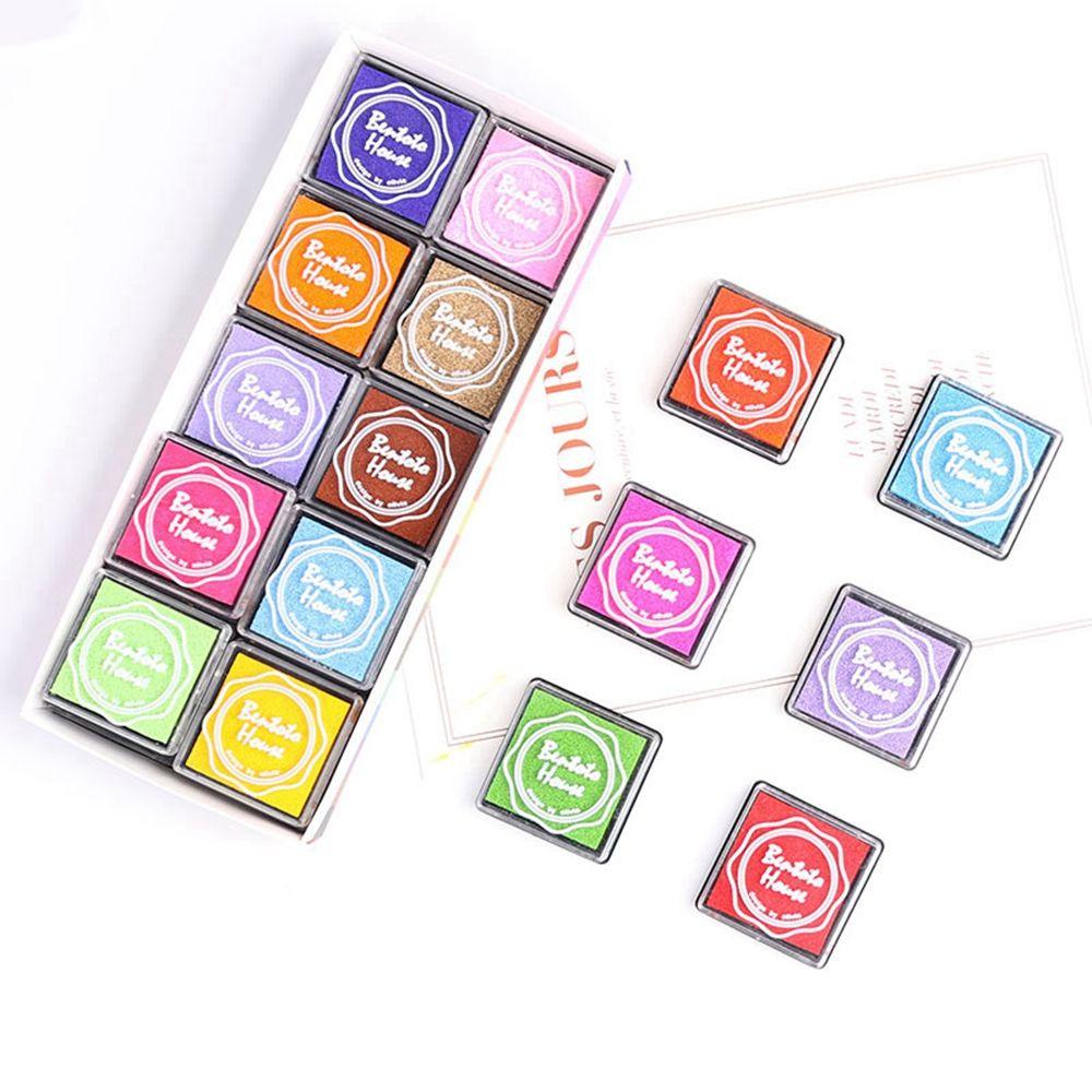 Đệm Mực In Dấu Vân Tay DIY Dễ Thương Trang Trí Đám Cưới Cho Bé