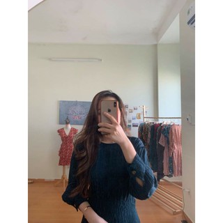 VÁY ZARA AUTH  TAY DÀI