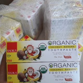Kem Đáng Răng Hữu Cơ Radius cho bé 6m+