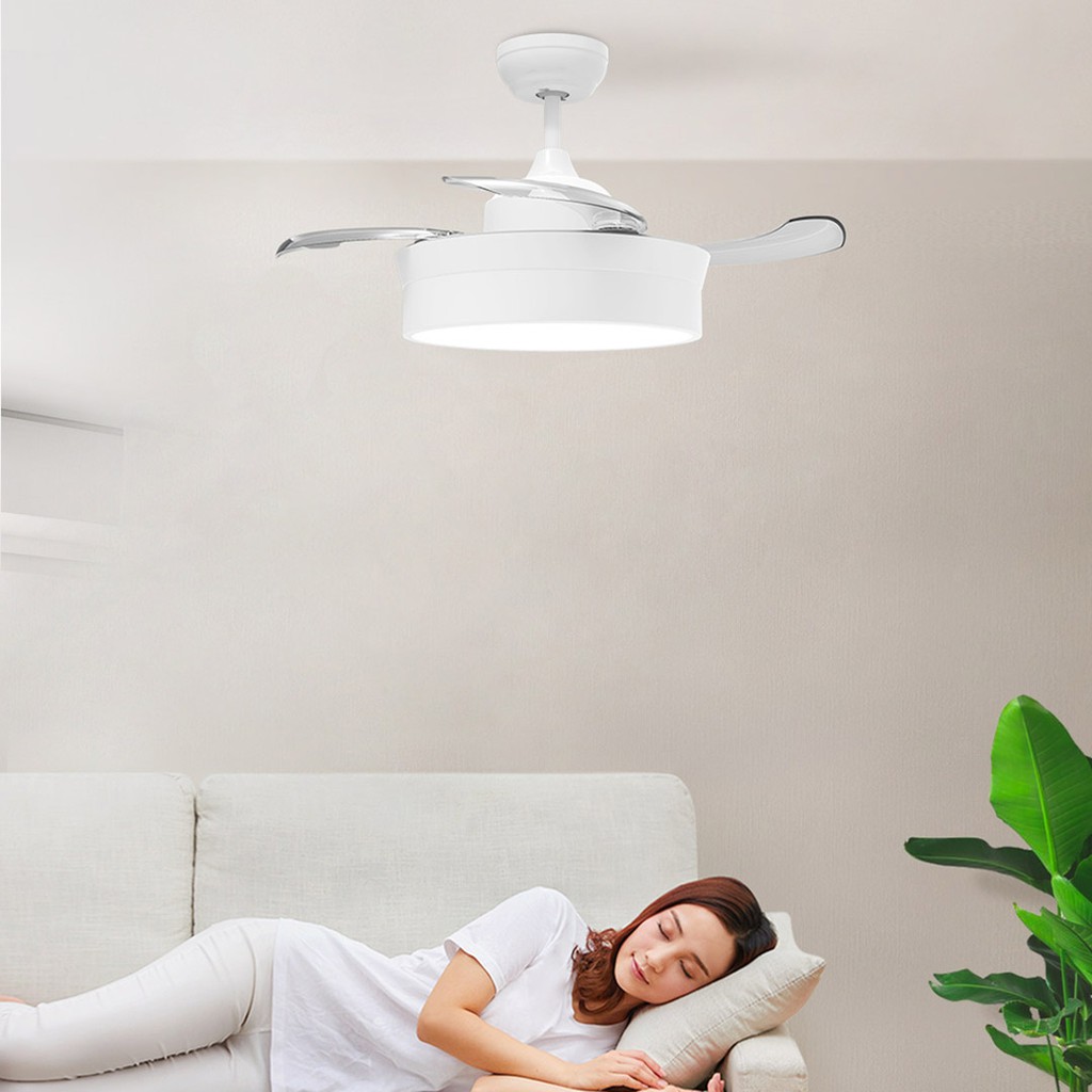 Quạt trần kèm đèn LED thông minh Xiaomi Yeelight YLFD02YL (kết nối Mihome, tổng công suất 81W)