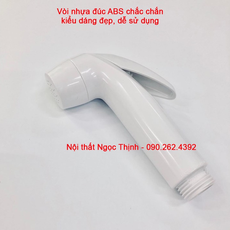 [SIÊU RẺ] Bộ vòi xịt vệ sinh nhựa ABS SVX-10 màu trắng sứ bền và đẹp