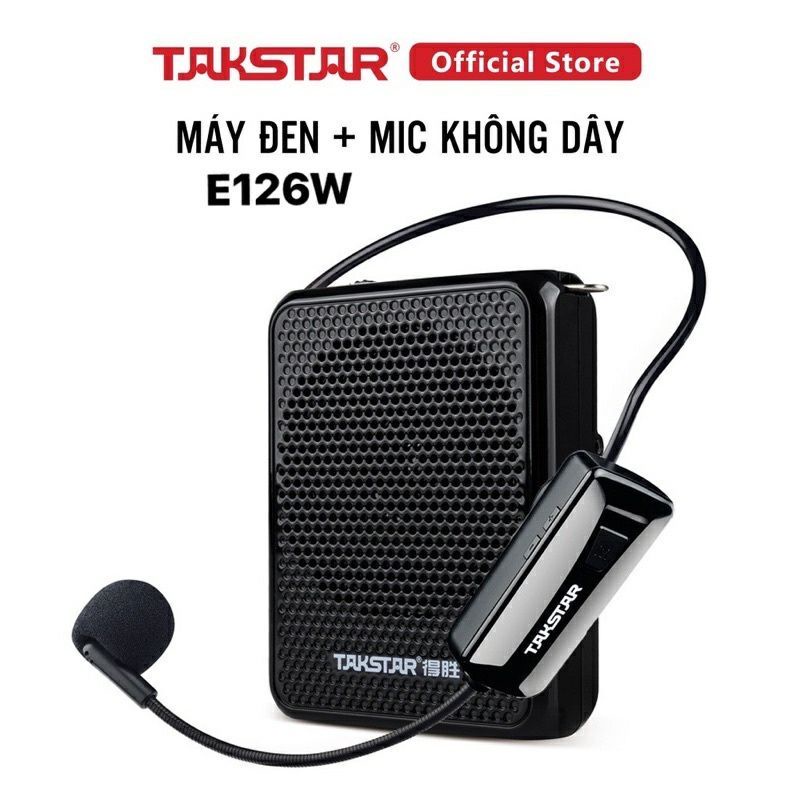Máy Trợ Giảng Day Học, Hướng Dân Viên Du Lịch Không Dây Takstar E126W và Có Dây E126A