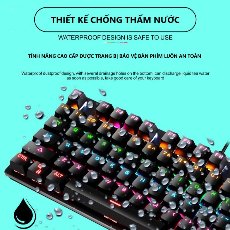 【Hàng sẵn sàng】 Bàn Phím Cơ Máy Tính K550, Chơi Game Dùng Văn Phòng Cực Đã | BigBuy360 - bigbuy360.vn