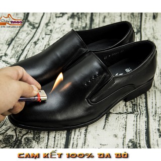 Giày công sở không dây da bò mã KT02