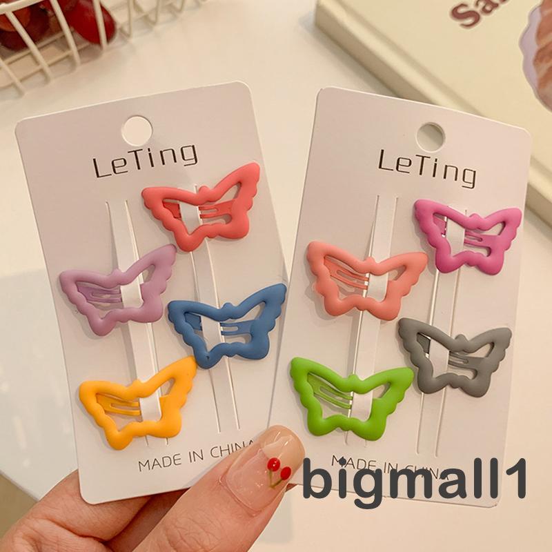 Set 8 Kẹp Tóc Hình Dáng Dễ Thương Cho Bé Gái