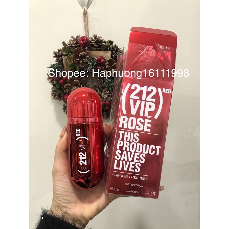 Nước Hoa 𝐂𝐚𝐫𝐨𝐥𝐢𝐧𝐚 𝐇𝐞𝐫𝐫𝐞𝐫𝐚 𝟐𝟏𝟐 𝐕𝐈𝐏 𝐑𝐞𝐝 𝐑𝐨𝐬𝐞 𝐓𝐡𝐢𝐬 𝐏𝐫𝐨𝐝𝐮𝐜𝐭 𝐒𝐚𝐯𝐞𝐬 𝐋𝐢𝐯𝐞𝐬 𝐋𝐢𝐦𝐢𝐭𝐞𝐝 𝐄𝐝𝐢𝐭𝐢𝐨