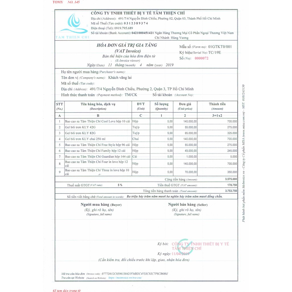 Khẩu trang 4 lớp kháng khuẩn chuẩn vải lọc TamThienChi hộp 50 cái