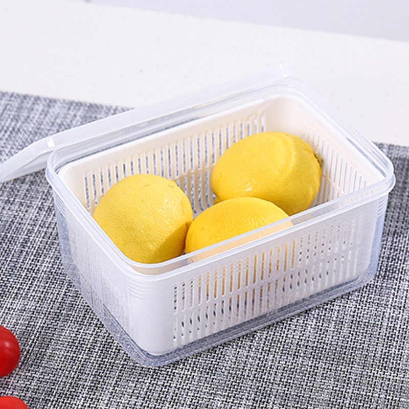 Hộp Đựng Rau Củ Quả Để Tủ Lạnh Giúp Tiết Kiệm Không Gian