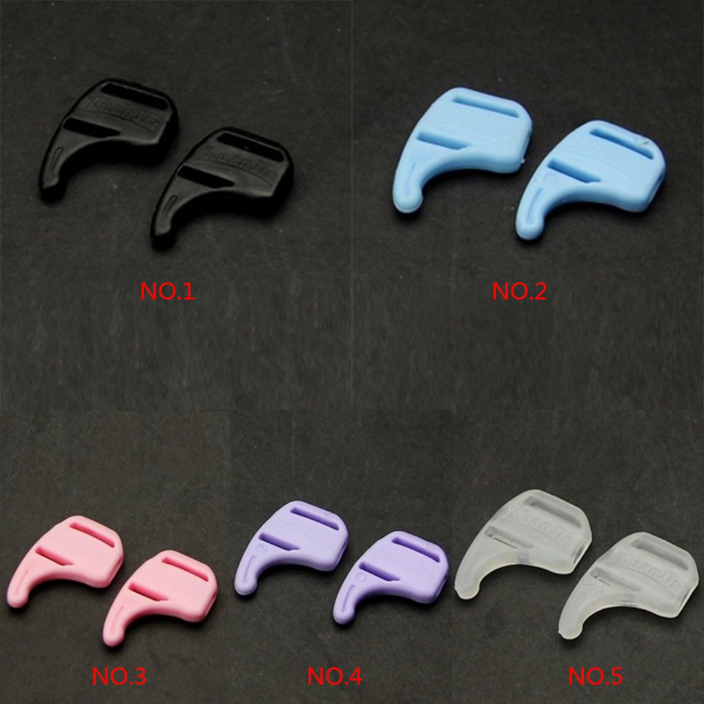 1 cặp móc silicon chống trượt cho mắt kính năng động tiện lợi