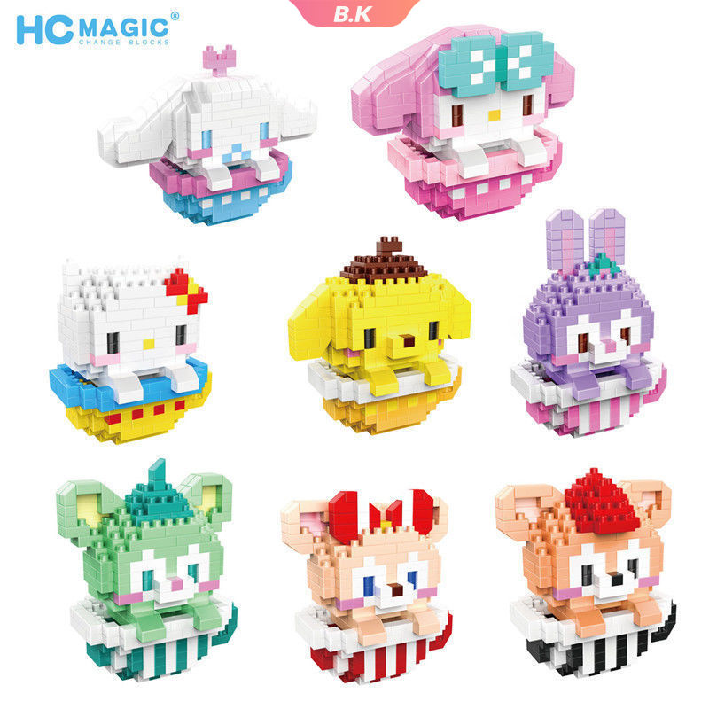 HELLO KITTY Bộ Đồ Chơi Lắp Ráp Lego Hình Thú Đáng Yêu Cho Bé Ku2