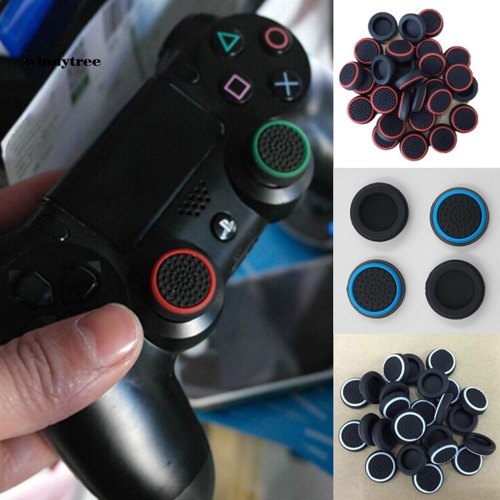 WDTE 4Pcs Controller Thumb Silicone Stick Grip Cap Cover for PS3 PS4 XBOX ONE