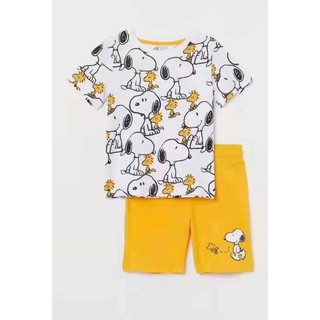 Bộ H.M Snoopy quần vàng - from nhỏ