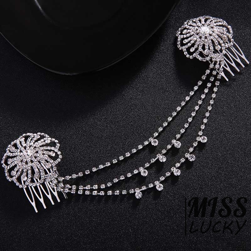 Lược cài tóc đính đá sang trọng ấn tượng cho nữ