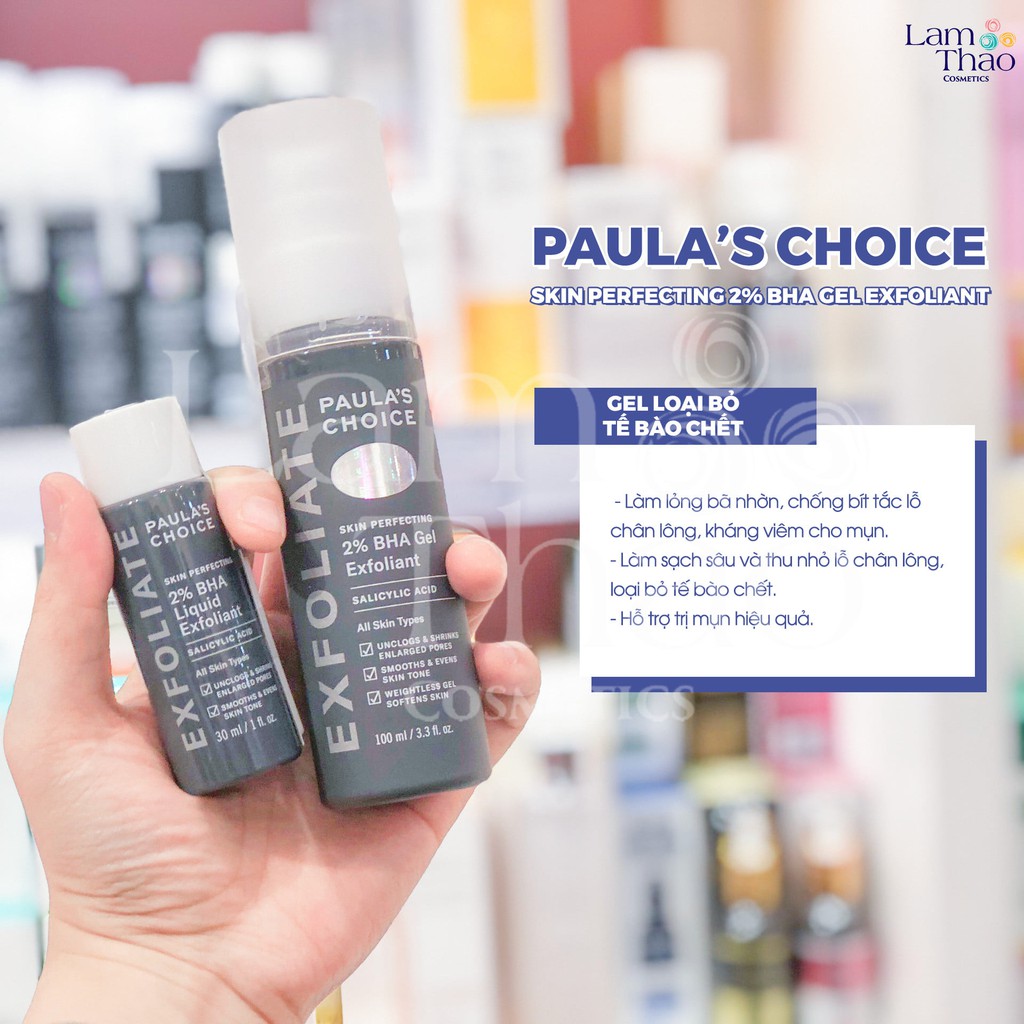 [Mã SKAMSALE8 giảm 10% đơn 200K] Tinh Chất Tẩy Da Chết Paula’s Choice Skin Perfecting 2% BHA Liquid Exfoliant