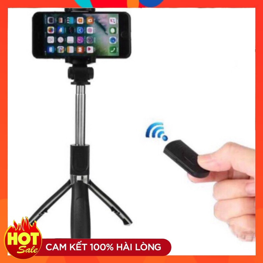 Gậy Chụp Ảnh Tripod L01, Gậy Selfie Có 3 Chân Kiêm Giá Đỡ Điện Thoại - Phụ Kiện Tuấn Ngọc