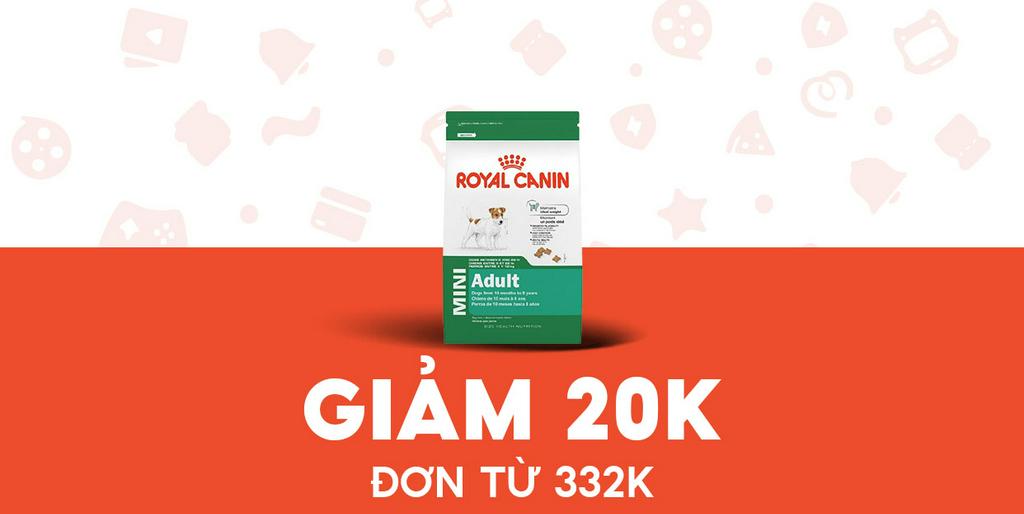 - PetCity - Giảm 20K cho Royal Canin Mini Adult (2kg)