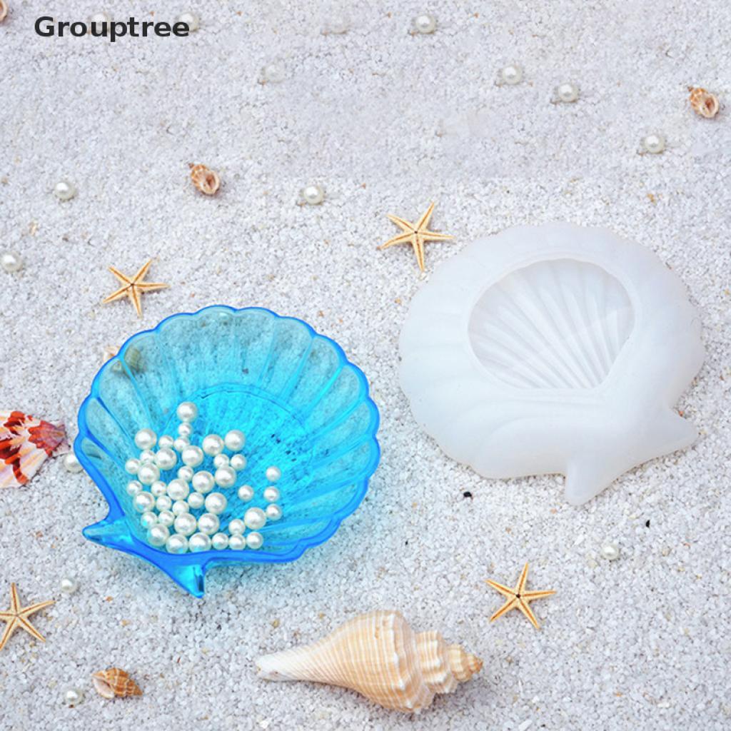 Khuôn Silicone Làm Đồ Trang Sức Hình Vỏ Sò