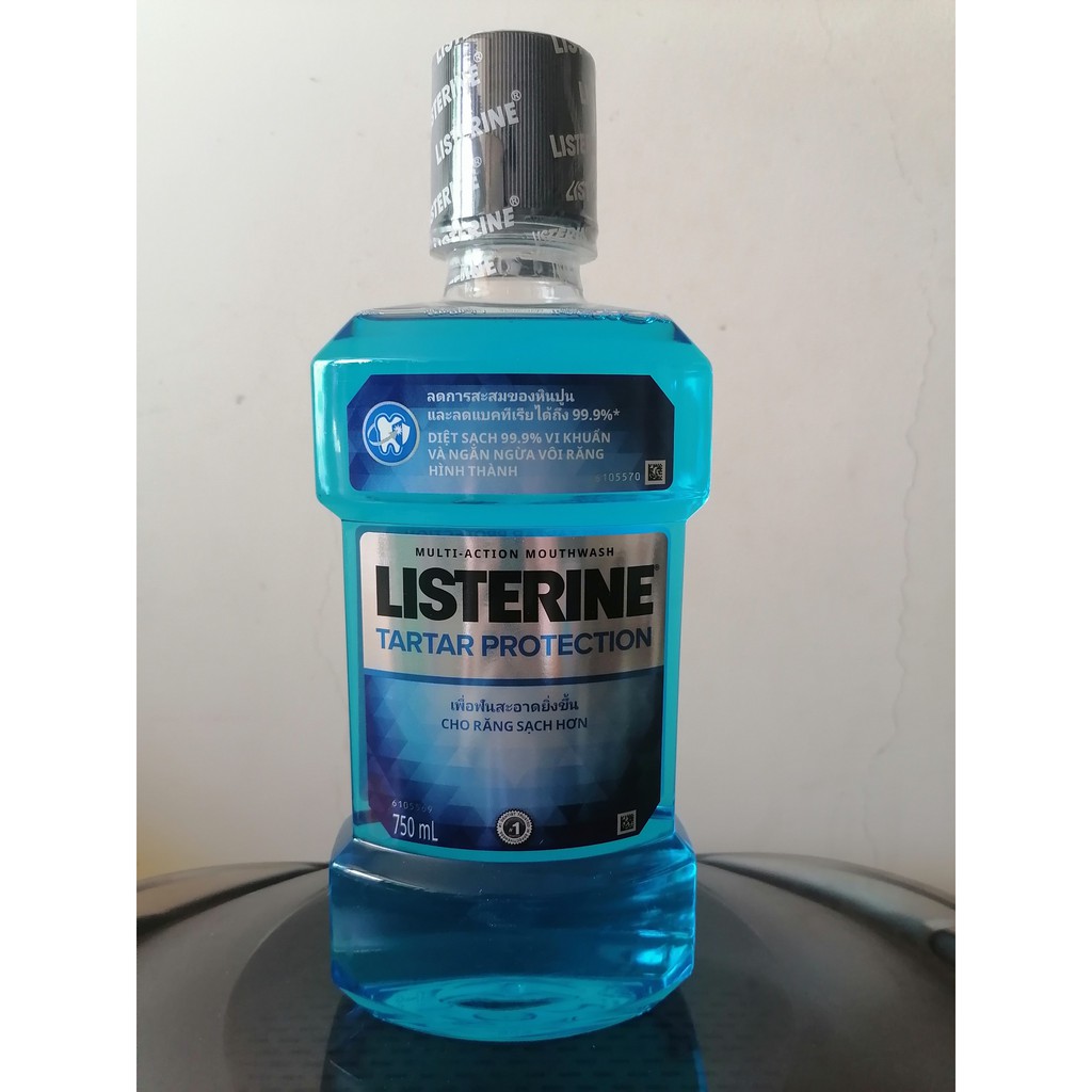 Nước súc miệng ngăn ngừa mảng bám Listerine Tartar Protection 500ml / 750ml
