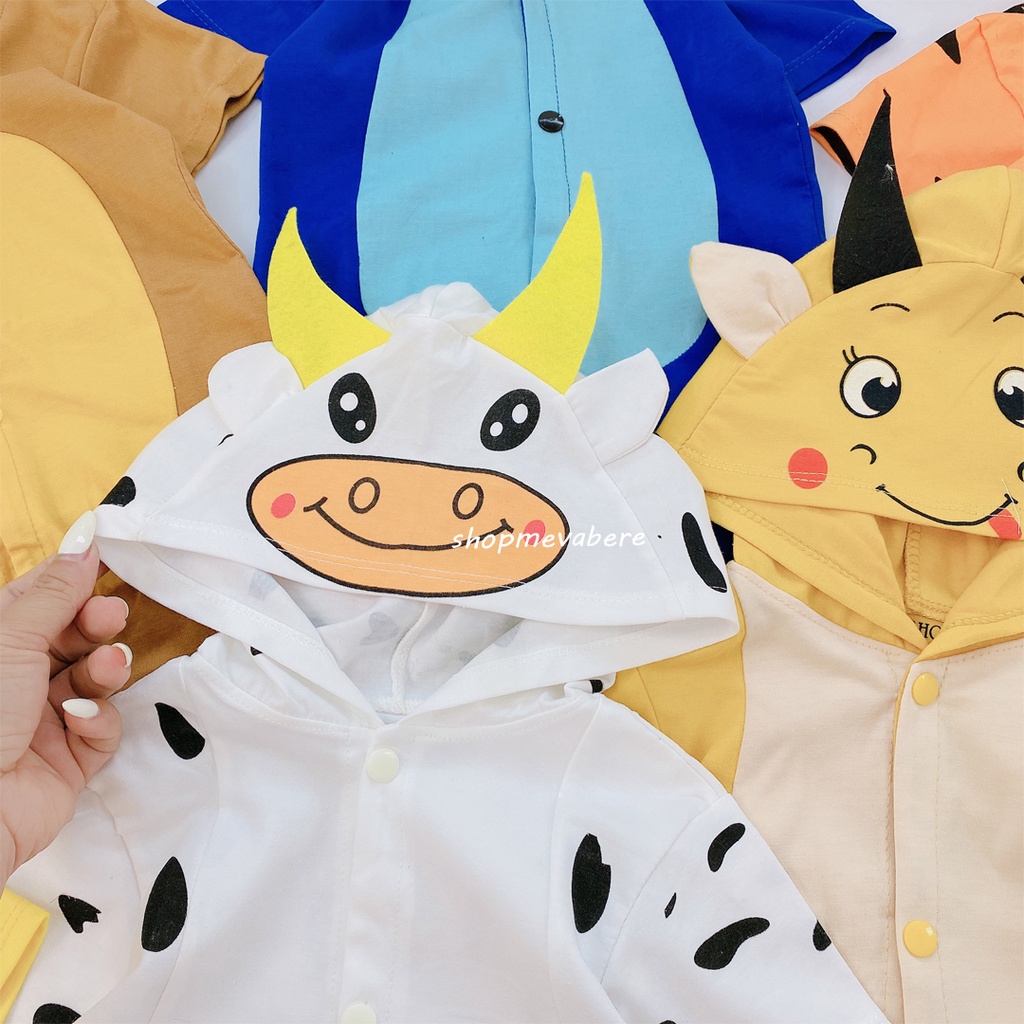 BODY ĐÙI HÌNH THÚ NGỘ NGHĨNH CHO BÉ TRAI VÀ BÉ GÁI 3-14KG, VẢI MỀM MỊN CO GIÃN 4 CHIỀU - 𝐁𝐃𝟏𝟓